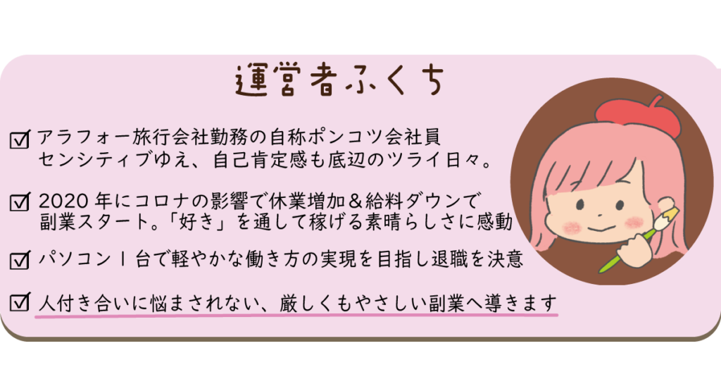 運営者ふくちの自己紹介