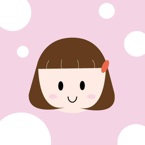 おかっぱの女の子のイラスト
