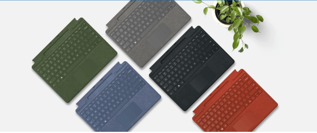 surface pro 8,9のキーボードのカラーバリエーション